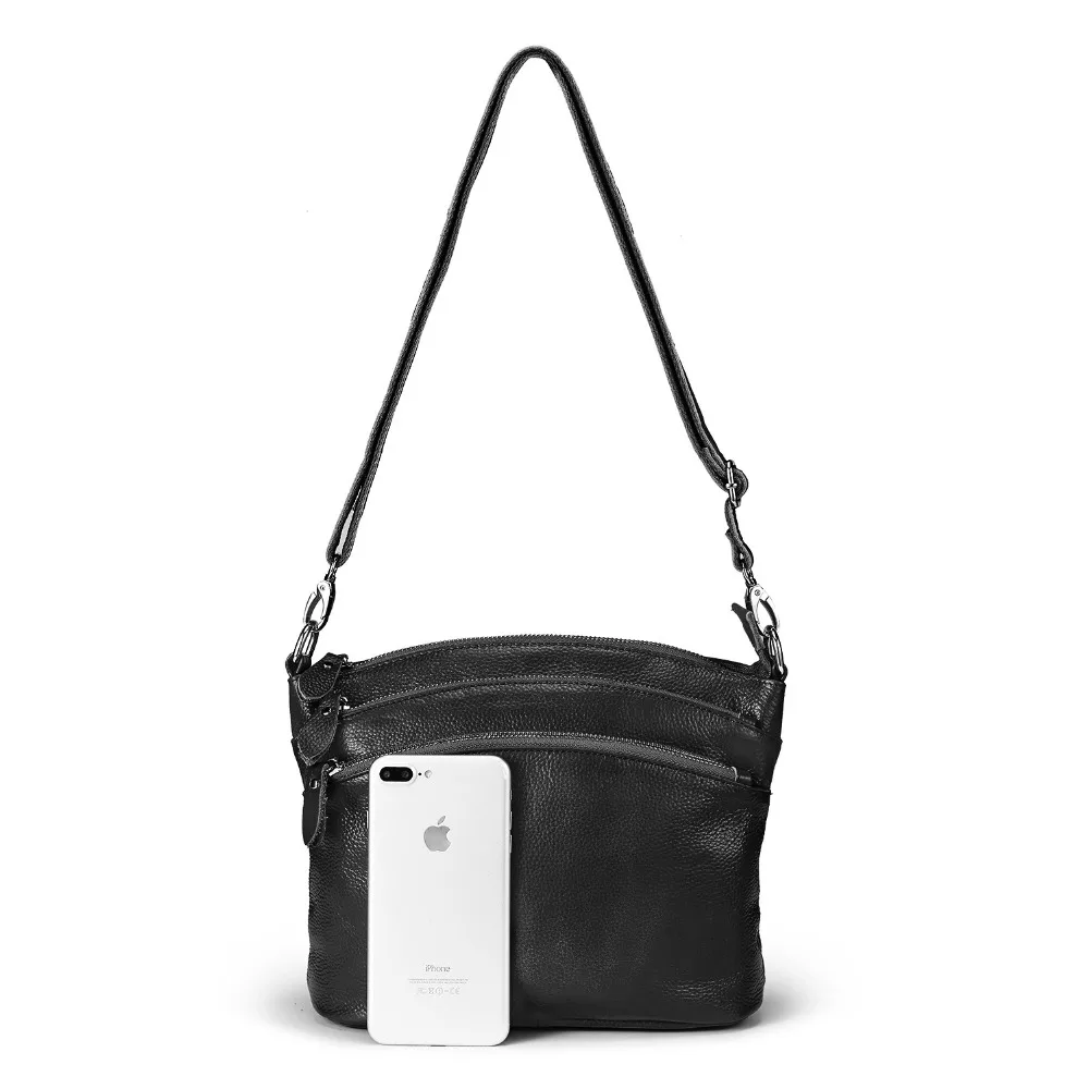 Lecxci 2018 Women Versatile Handbag Soft Offer Genuine Leather bags Zipper messenger bag Vintage Shoulder Crossbody Bags Lecxci 2018 Women Versatile Handbag Soft Offer Genuine Leather bags Zipper messenger bag Vintage Shoulder Crossbody Bags
