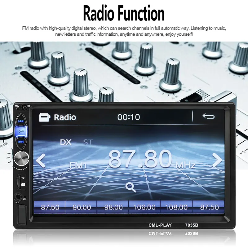 

FM/USB/AUX LCD Touch Screen MP5 MP5 Player Smart Support TF Card Car MP5 Player Flexible Radio Auto MP5 Player FM Radio