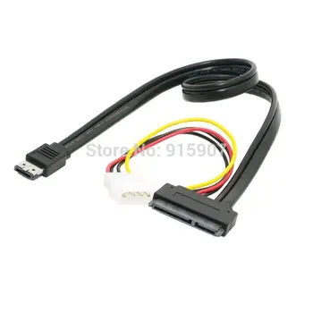 

CY CY ESATA+USB combo DUAL Power ESATA +4pin IDE Power to SATA 22P/ 7+15pin HDD 5V 12V for 3.5" 2.5" Hard Disk Female Cable