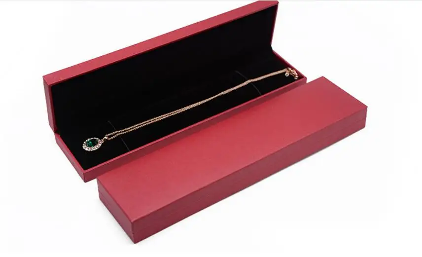 Оптовая продажа высококачественного бумаги шкатулка на заказ кольцо ожерелье ювелирные изделия посылка
