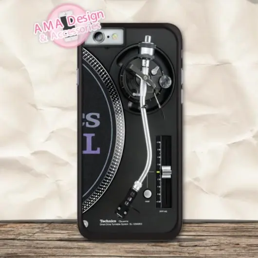 

Djing DJ Turntable Machine Case For iPhone X Xs Max Xr 8 7 6 6s Plus 5 5s SE 5c 4 4s For iPod Touch