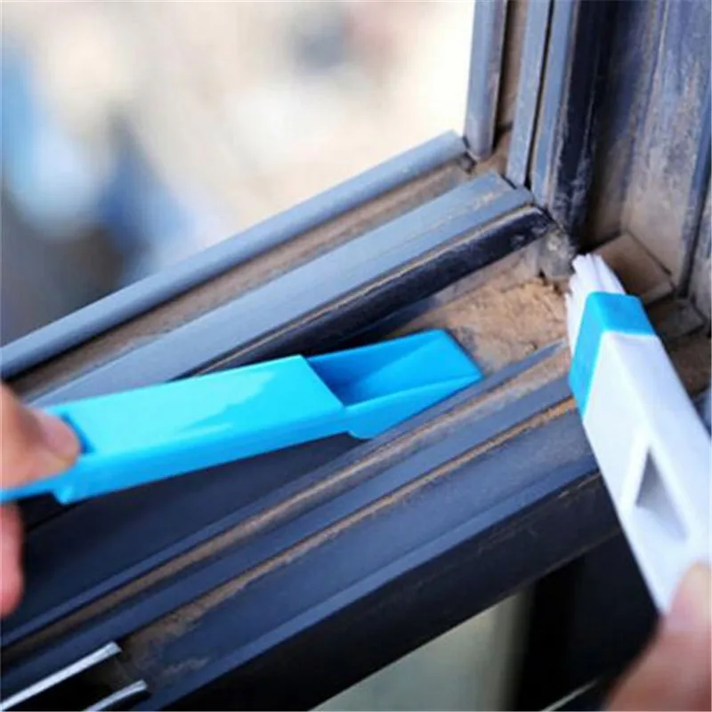 Новые поступления многофункциональная оконная дверная щётка для чистки клавиатуры Очиститель Пыльник 2 в 1 Инструмент Удобный практический цвет случайный