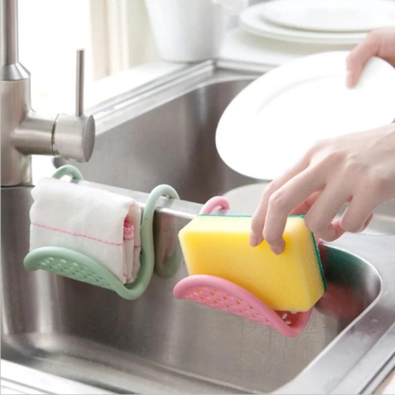 

Creative Foldable Water Tank Rack Kitchen Wash Bowl Sponge Draining Rack Sponge Cooking Shovel Tool Storage Holder Racks