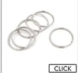 50 шт., разъемное кольцо для ключей 30 мм, хорошее качество, брелок для изготовления ключей, аксессуары для самостоятельной сборки