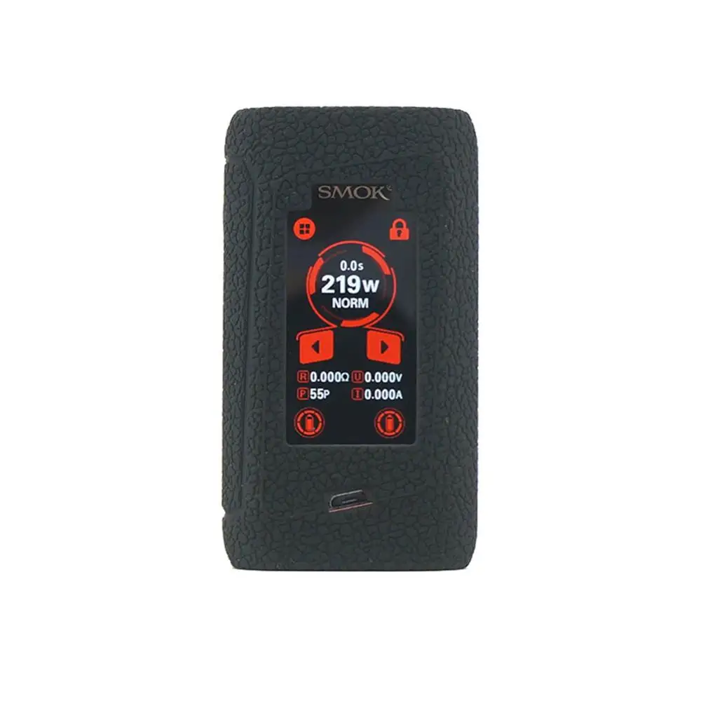 2 шт. текстурный чехол Чехол для электронных сигарет SMOK Morph 219 комплект TC box mod Vape гладкий Чехол из силикона Обёрточная бумага рукав наклейка гель Smoktech Morph 219W Modshield