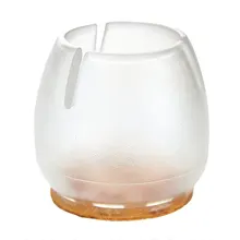 Защита для ног стула с фетровыми мебельными накладками, скользящие ножки стула, Круглый от 1 до 1-3/16 дюйма(2,5-3,0 см