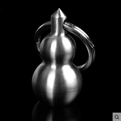 

Mini Kung Fu Gourd Meteor Hammer Stainless Steel Solid Defense Equipment Martial Arts Equipment Women's Self-defense Pendant