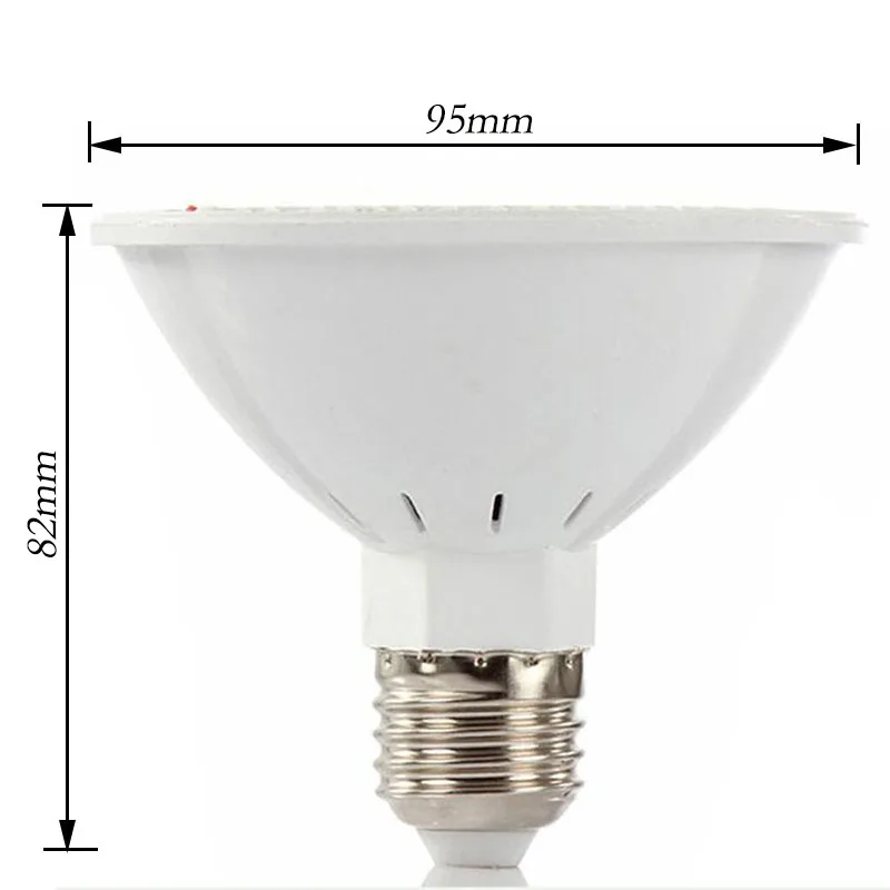 Lâmpada de Luz Clipe para o Interior de Veg Espectro Completo Dupla Cabeça Led Planta Flor Crescer Vermelho Azul uv ir Luzes E27 Casa Verde 200 13 Luzes LED crescimento plantas