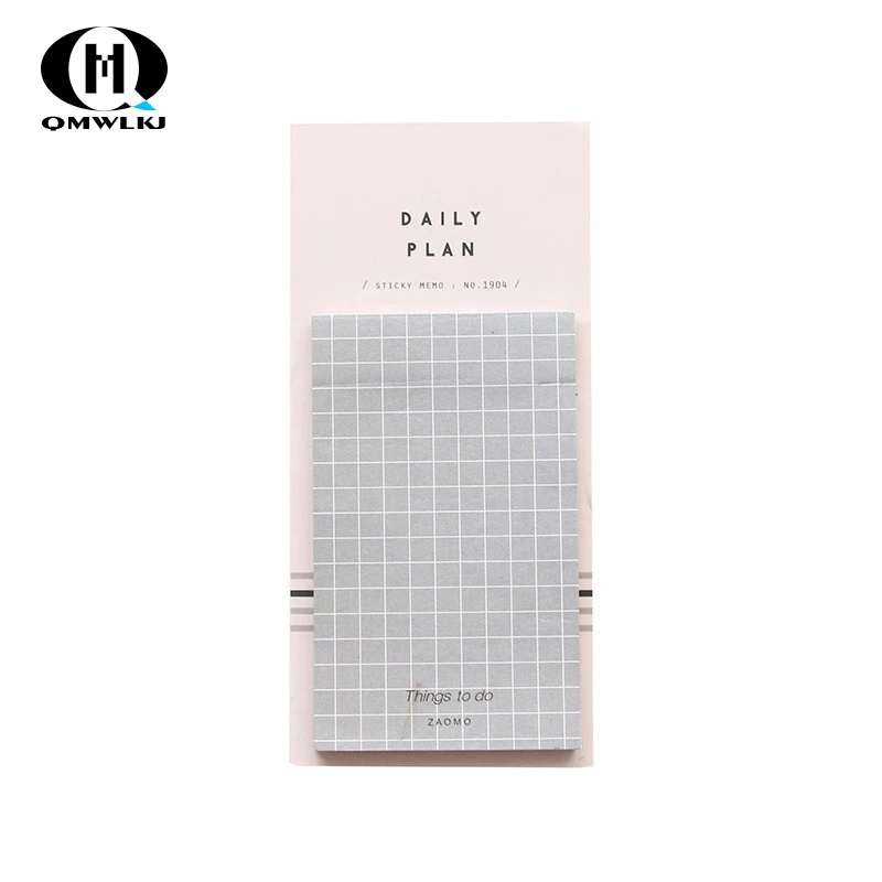 

Creative Study&Work Plan Kraft Paper Sticky Notes Post Memo Pad Kawaii Stationery Office Accessory School Supplies