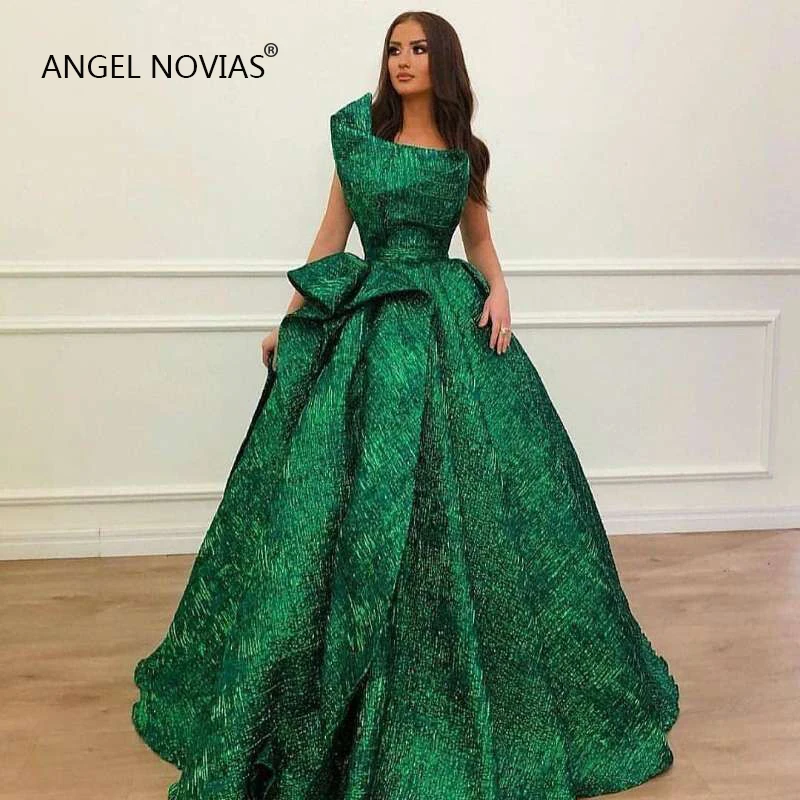 asymmetrical ball gown