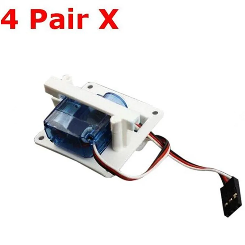 

4 Pair X Servo Protector Servo Mount For 6-9g Servo