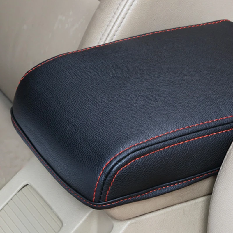 For Skoda Octavia A7 MK3 2015-2018 PU leather car armrest box cover center console seat armrest box cover decoration accessories