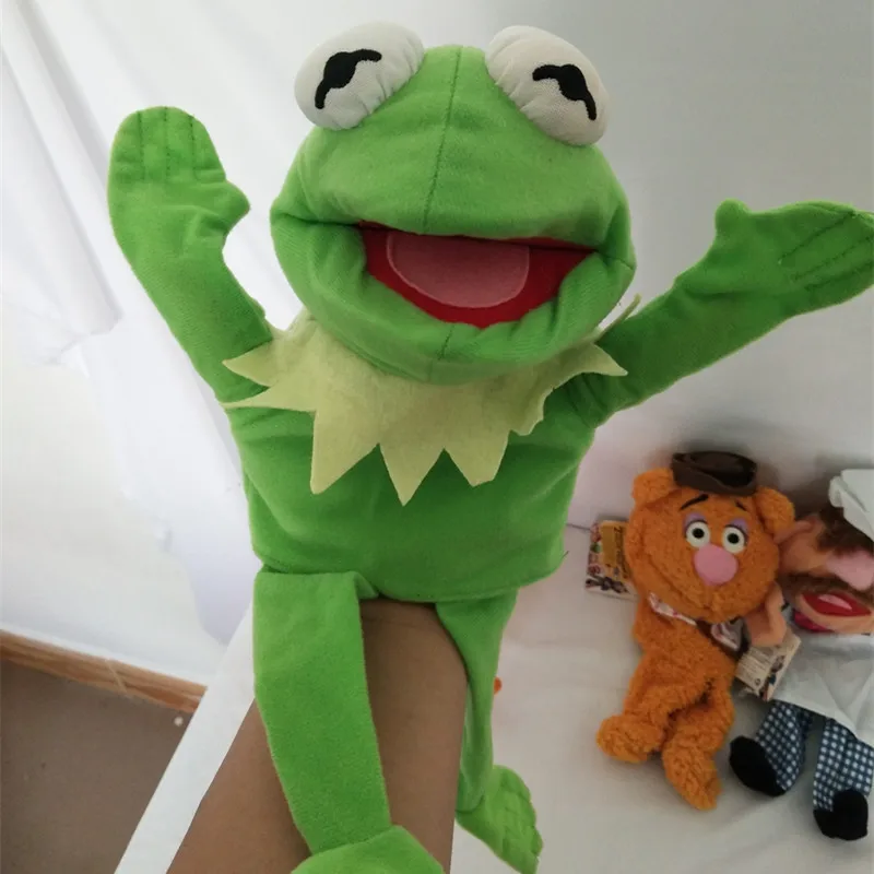 

The Muppets Puppet Kermit Frog Fozzie Bear Swedish Chef Miss Piggy Gonzo Plush Stuffed 28cm Hand Puppets Baby Kids Children Toys