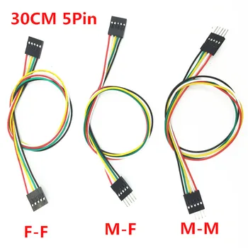 

Bread Board Wires 20pcs/lot 30CM 5Pin Jump Wire Cable electronica AWG26 2.54mm Jumper Wires cable reel