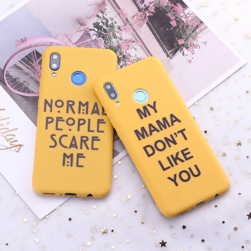 Силиконовый чехол для телефона Samsung A31 S8 S9 S10 S10e S20 Plus lite Note 8 9 10 A7 A8 Girl My Mom don't like you