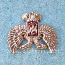 Пользовательские 3D металла талисман значок никелирование нагрудные булавки брошь