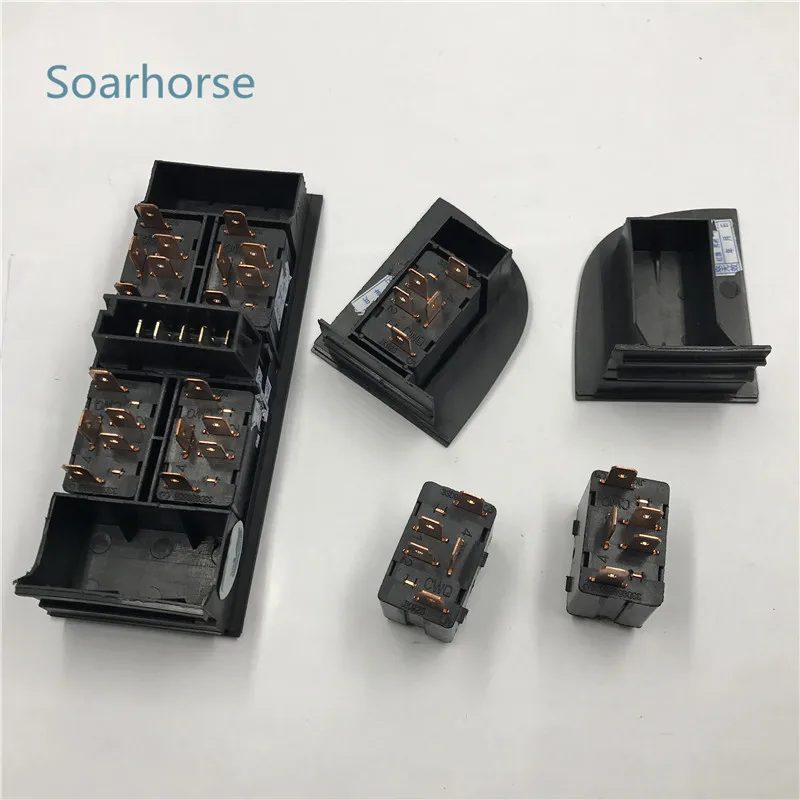 Soarhorse 5 шт. полный набор электрический стеклоподъемник переключатель управления для Audi QUTTRO 80 90 100 200 A6 Cabriolet(1987-1998