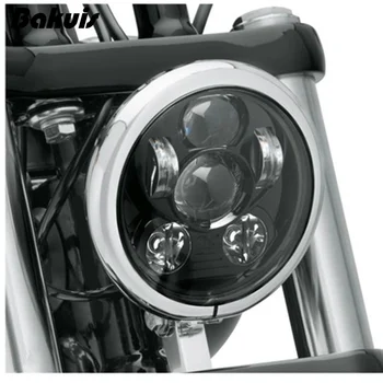 

Bakuis 5.75" 5-3/4" Motorcycle Projector 45W LED Lamp Headlight For Harley Sportster 883 1200, Iron 883, Dyna, Street Bob FXDB