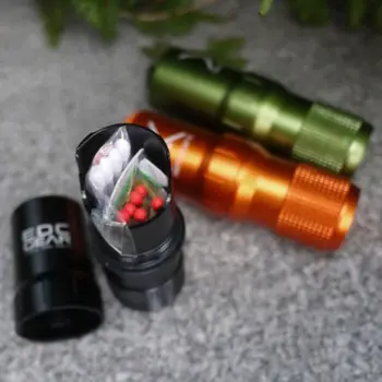 

EDC Survival Waterproof Pill/Match/Stitchcraft Case Box Container w/O-Ring Outdoor Hiking Emergency Gear travel kits