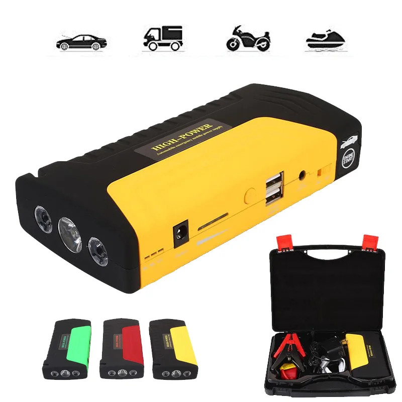 VEHEMO Car Battery Jump Starter 50800mah Emergency Power Pack 12V Portable Power Bank Battery Charger With USB SOS Light VEHEMO Car Battery Jump Starter 50800mah Emergency Power Pack 12V Portable Power Bank Battery Charger With USB SOS Light