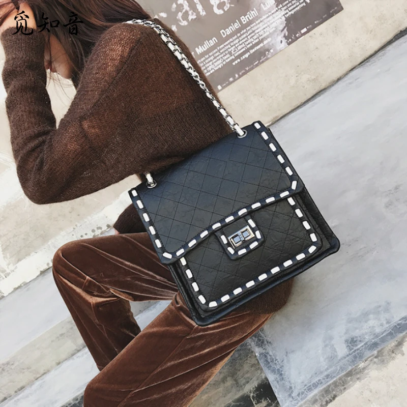 

New Autumn Style Hot Sale Luxury Handbags Women Bags Designer Lingge Chain Shoulder Messenger Fashion Women's Handbags