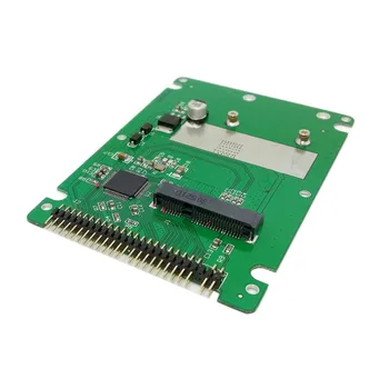 

10pcs/lot mSATA mini PCI-E SATA SSD to 2.5 inch IDE 44pin Notebook Laptop hard disk case Enclosure White