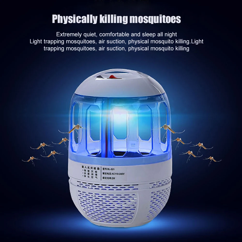 

Electric Mosquito Killer Lamp LED Bug Zapper Anti Mosquito Killer Lamp Insect Trap Lamp Killer Home Living Room Pest Control