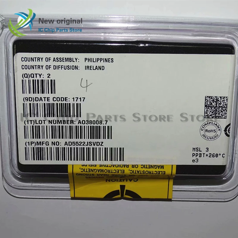 

AD5522JSVDZ TQFP80 100% new original integrated IC chip
