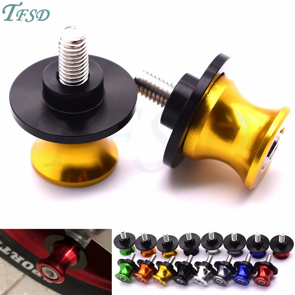 

Motorbike Accessories aluminum Universal 8mm Motorcycle Swingarm Spools Screw For Suzuki M109R/Hayabusa/BURGMAN 650 Executive