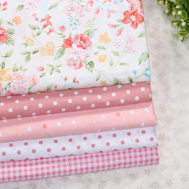 5 шт. 40 см * 50 см|flower cotton fabric|fabrics for patchworkcotton fabric |
