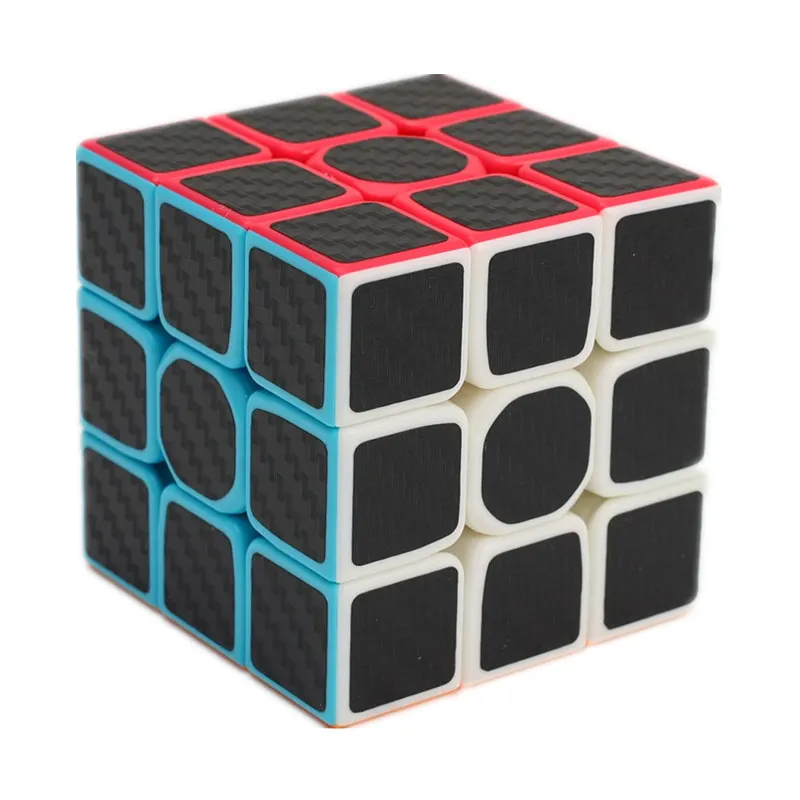 9 видов углеродного волокна стикер Скорость Magic Cube 2x2 3x3 4x4 5x5 Cube детские игрушки-головоломки Дети подарок игрушка молодежи взрослых инструкция кубик рубика