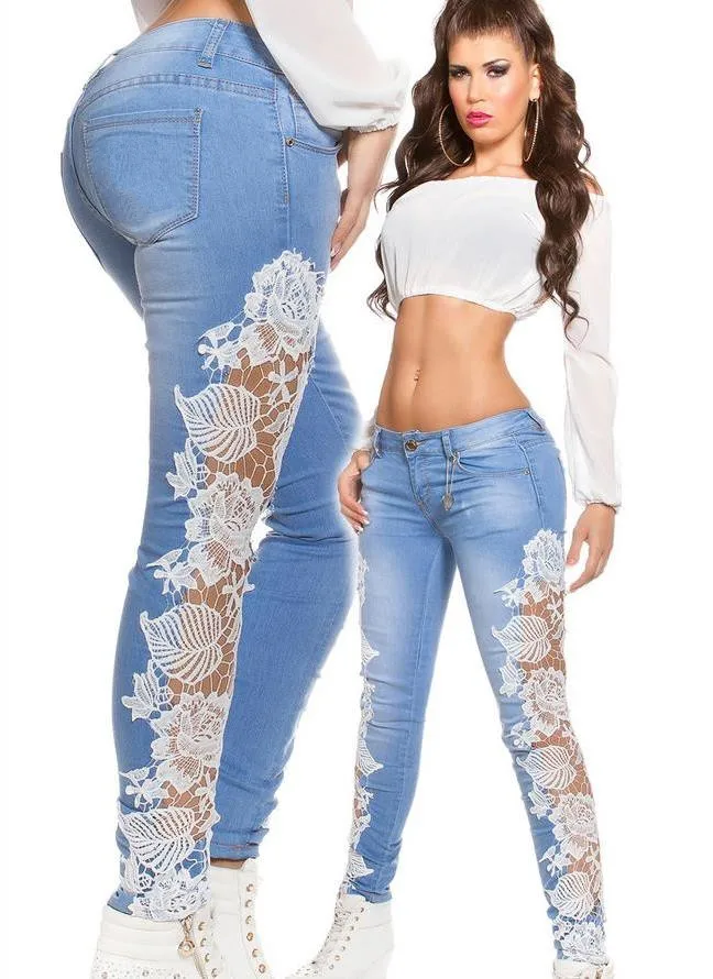 Online Buy Wholesale ladies ripped jeans from China ladies