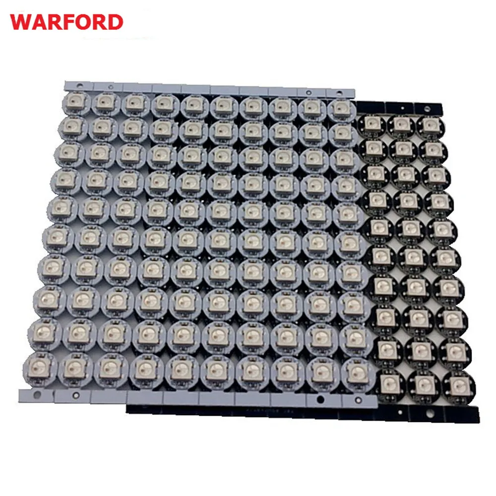 

5~1000pcs LED Board Heatsink ws2812b LED chips with Black/White PCB (10mm*3mm) WS2811 IC Built-in 5050 SMD RGB DC5V