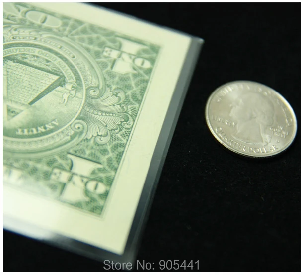 100pcs Paper Money Banknotes Fit For $1 US Dollar Currency Fit Sleeves 15.7CM*7CM Holders High Quality paper money holder