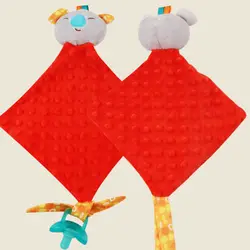 Kawaii животных игрушки-полотенце Детские успокоить Blankie Soothe полотенца детские развивающие плюшевые игрушки для новорожденных