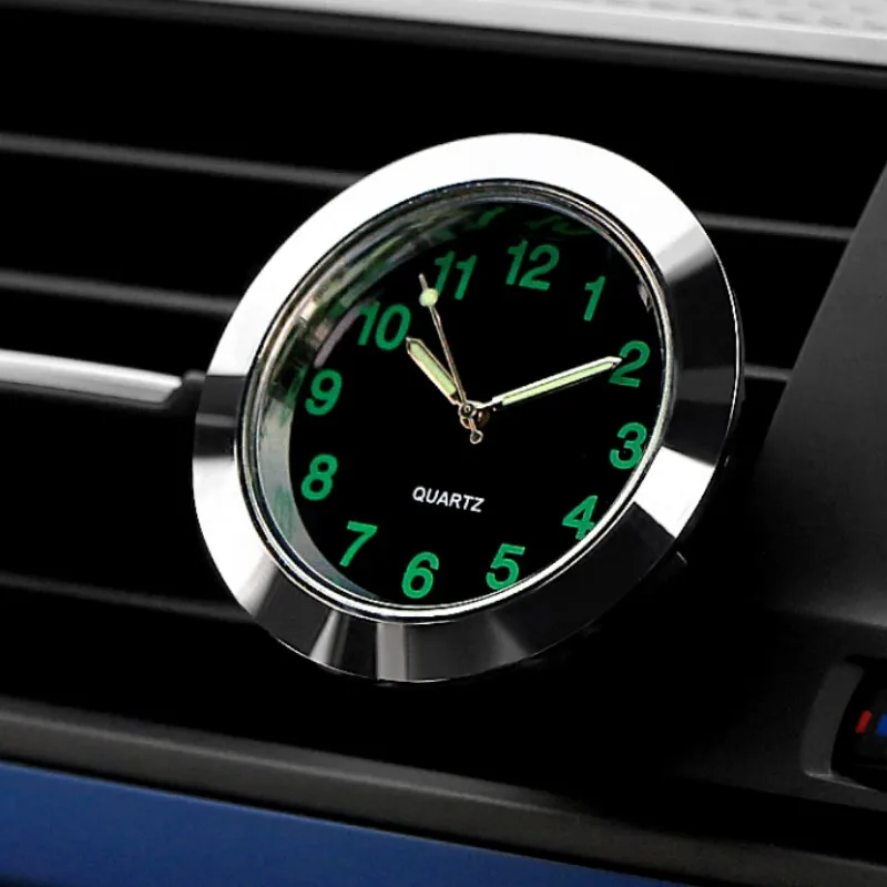 

3pcs car perfume air freshener 4CM cool styling quartz watch + hygrometer + thermometer meter