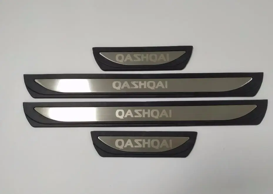 

for Nissan Qashqai J11 2016-2019 Accessories Stainless Steel Door Sill Scuff Plate Guard Protector Car Styling Auto Sticker
