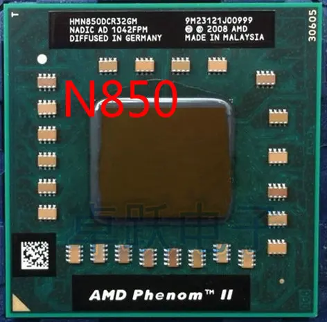 

AMD cpu laptop N850 HMN850DCR32GM CPU 1.5M Cache/2.2GHz/Socket S1 triple Core Laptop processor N850 N-850 free shipping