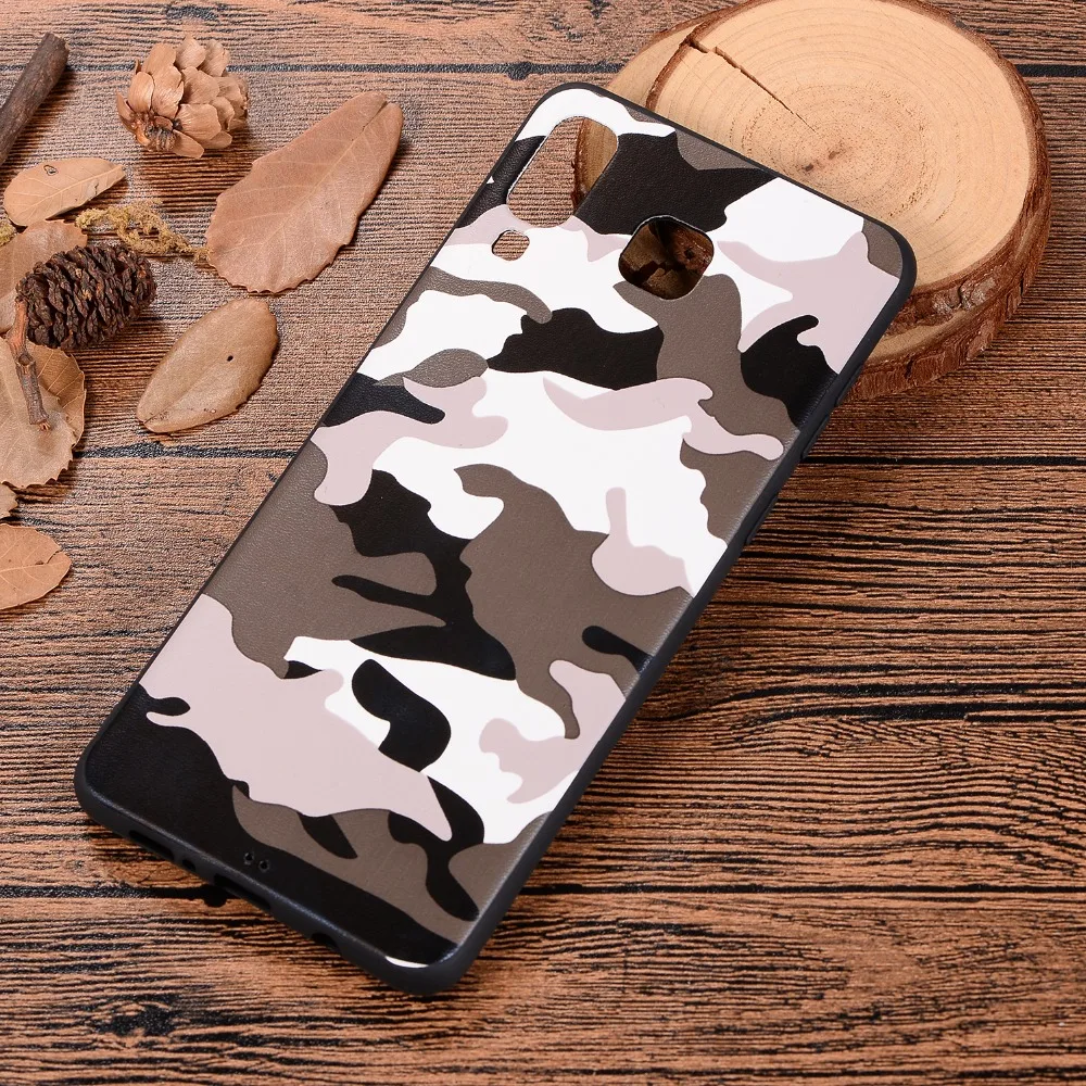 

Army Camo Camouflage Silicone Back Cover Case For Samsung A6 Plus A7 A8 A9 2018 Star Soft TPU Phone Bag