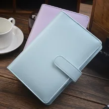 Конфеты цвета краткий дневник искусственной кожи спираль Macaron в исходном офис личный дневник организатор канцелярские A5 A6