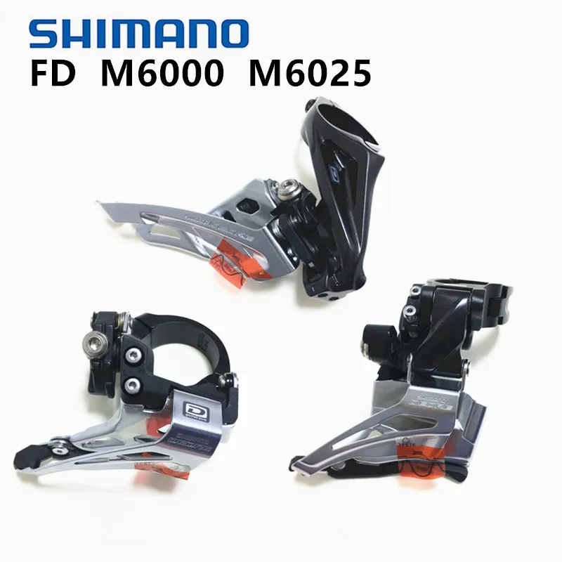 SHIMANO DEORE FD M6000 M6025 передние Переключатели MTB переключатели 30-Скорость 20-Скорость передние переключатели