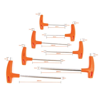 

Hand Tool 2/2.5/3/5/6/8mm Chrome Vanadium Steel Inner Hexagon Wrench T Handle Allen Hex Key Wrench Spanner