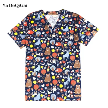 

2019 cotton Medical Surgical Uniform Hospital Nurse Workwear Beauty salon Dentist clinic pharmacy Pet veterinar Uniform lab coat