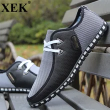 XEK/Мужская обувь; Новое поступление; дышащая обувь на плоской подошве; светильник; мужские слипоны; Мужская обувь для вождения; кроссовки; Вулканизированная обувь; ZLL49