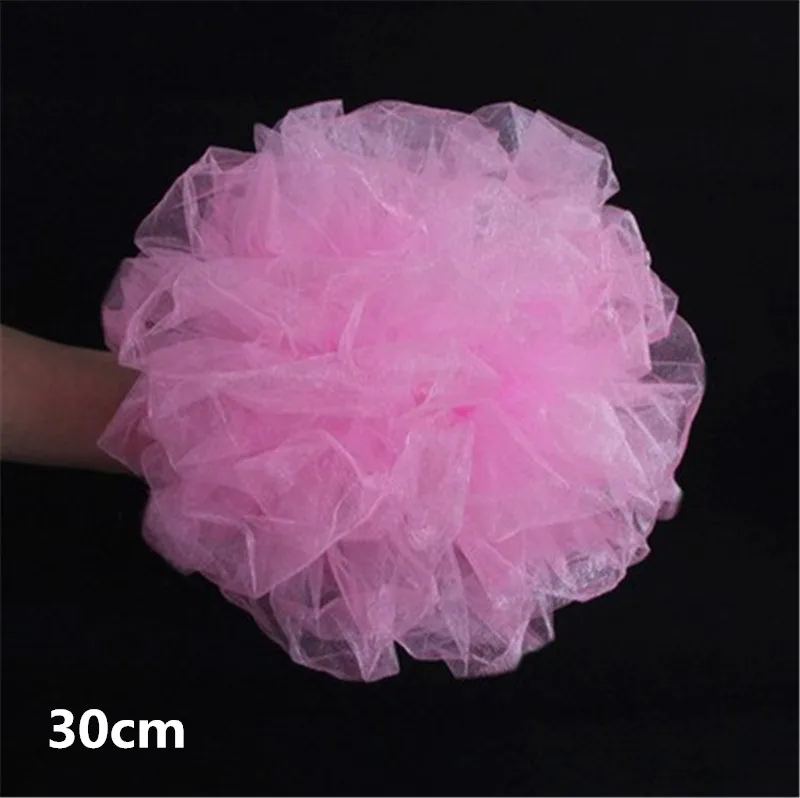 Yarn Flower Ball Wedding Supplies Wedding Room And Road Lead Stair Handrail Decoration Snow Yarn Indoor Pull Flowers qq047 (20)