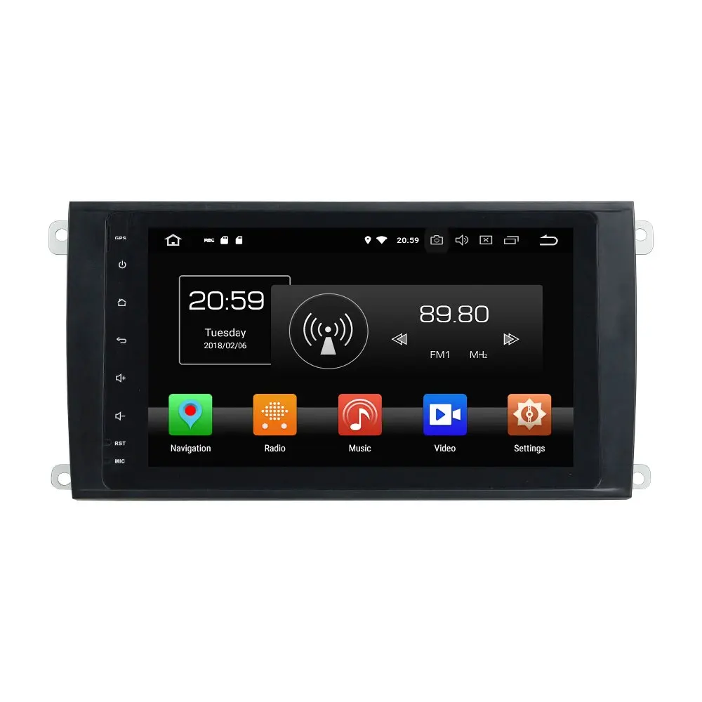 Flash Deal Navirider Android 8.0 radio tape recorder octa Core 4GB RAM 32GB rom with IPS screen for Porsche Cayenne 2013-2010 head units 1