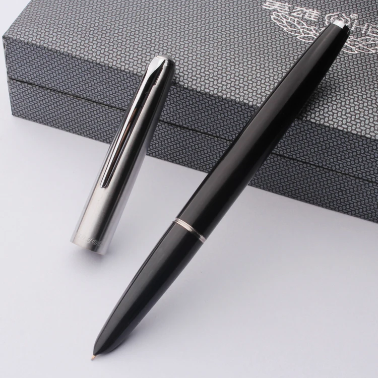 HERO 100 Подарочная золотая ручка металлическая прозрачная роскошные классические чернильные перьевые ручки