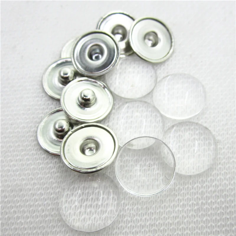 50pcs no design custom jewelry Snap Button Making Brass Snap Buttons