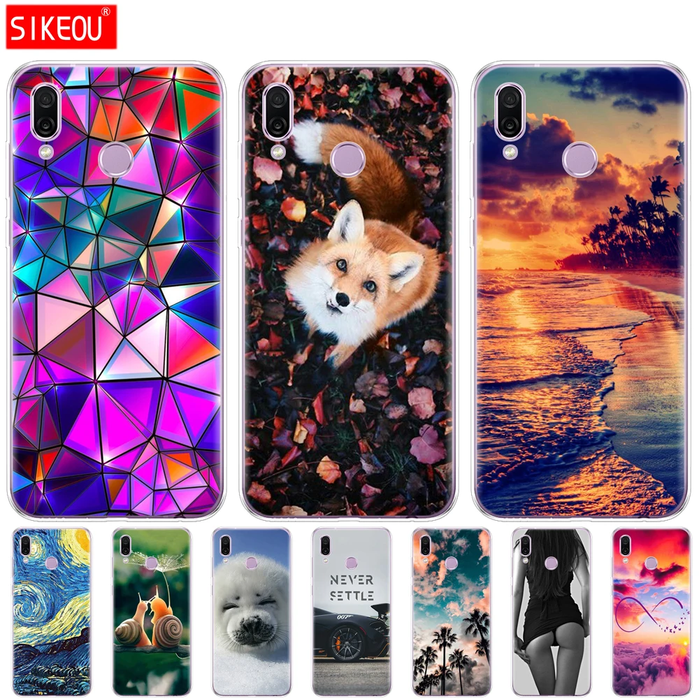 

Case For Huawei Honor Play Case 6.3'' Painting Soft Silicone TPU Back Cover Case For Huawei Honor Play Coque Etui Bags Bumper
