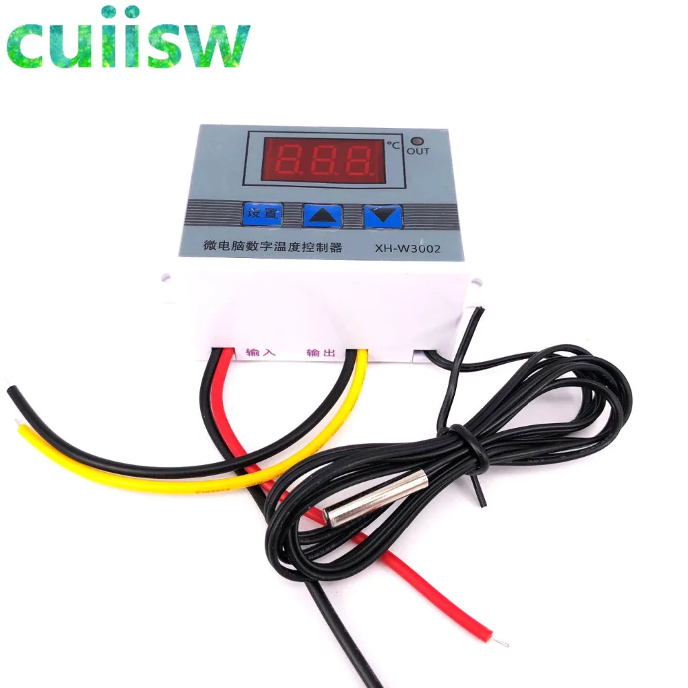 Digital LED Temperature Controller 10A Thermostat Control Switch Probe K9